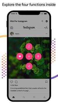 Mini for Instagram 2018 screenshot 1