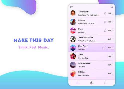 Music player Galaxy Note 9 2019 screenshot 2