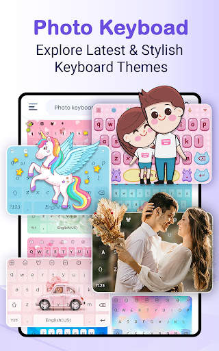 Photo Keyboard themes, Font screenshot 9