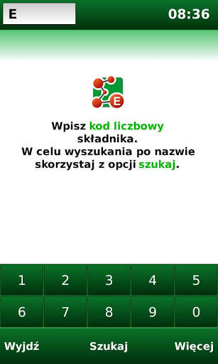 E-kody Free: Sprawdź co jesz! screenshot 1
