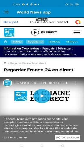World News  APP 3 تصوير الشاشة