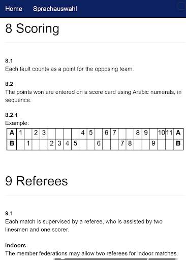 IFA Fistball Rules screenshot 2
