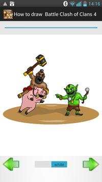 Draw Battle Clash of Clans screenshot 1