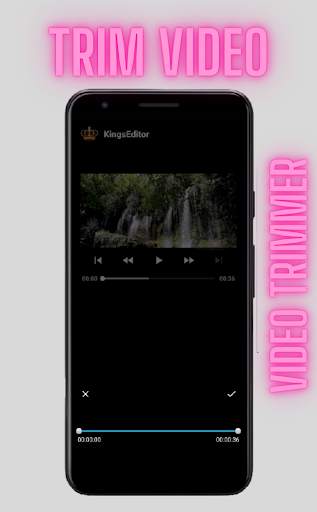 KingsEditor video editor free-cut video, add songs screenshot 2