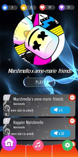 Marshmello DJ Piano Tiles screenshot 1