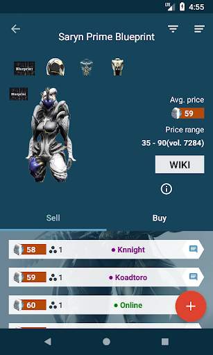 Market for Warframe - warframe screenshot 4