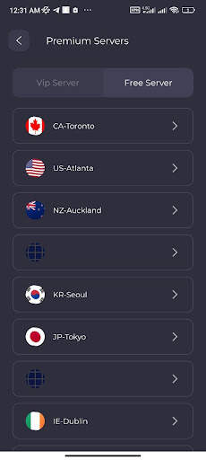 Pegasus VPN screenshot 4