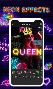 Neon Glowing Light Photo Effects screenshot 2