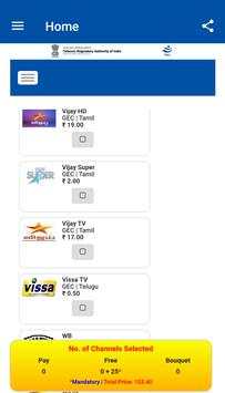 TRAI Channel Selector 7 تصوير الشاشة
