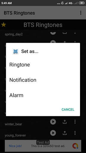 BTS Ringtones Free screenshot 2