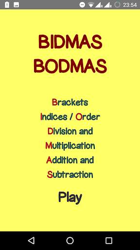 Bidmas Bodmas скриншот 1