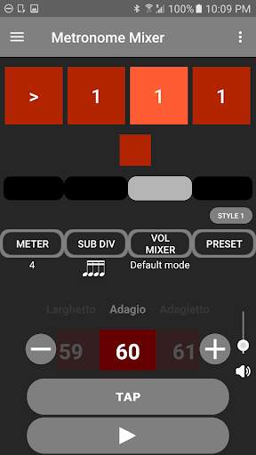 Metronome Mixer скриншот 2