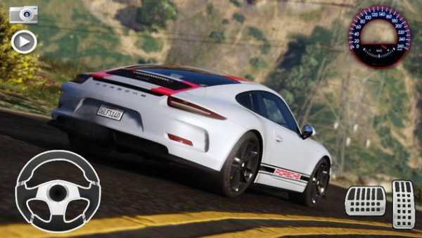 Driving Porsche 911 Game Simulator screenshot 2