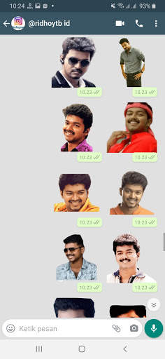 Sticker Wa Thalapathy Vijay WAStickerApps screenshot 5