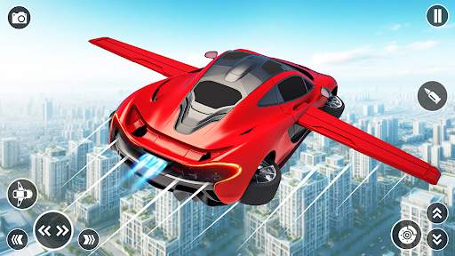 Flying Car Games 3D- Car Games screenshot 1