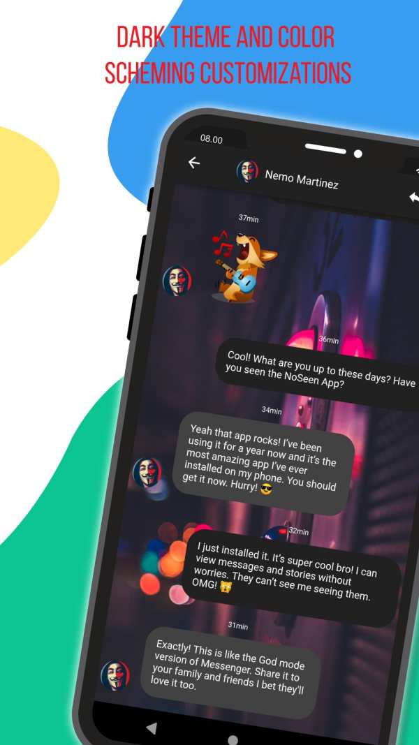 Unseen for FaceBook Messages and more screenshot 6