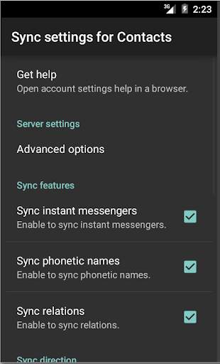 CardDAV-Sync free screenshot 6