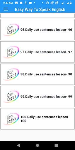 Easy Speak English And Daily Use English Sentences screenshot 6