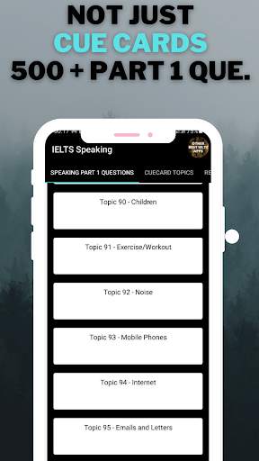 IELTS Cue cards скриншот 1