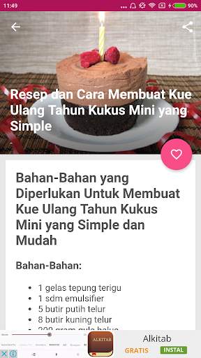 Resep Kue Ulang Tahun screenshot 6