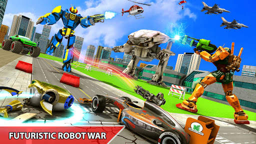 Lion & shark robot car games screenshot 4