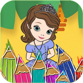 Princess Cartoons Coloring - Education, Learning icon