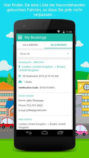 Ride- Sharing- Anwendung screenshot 7