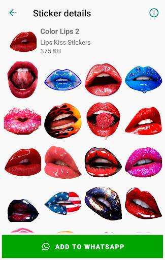Lips Kiss Stickers for WhatsApp 💋 WAStickerApps screenshot 4