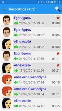 Phone call recorder screenshot 2