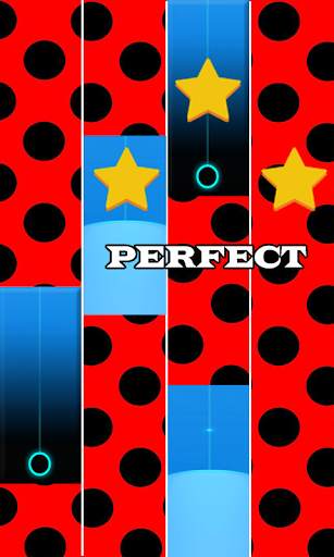 Piano Tiles Ladybug Noir 2 screenshot 2