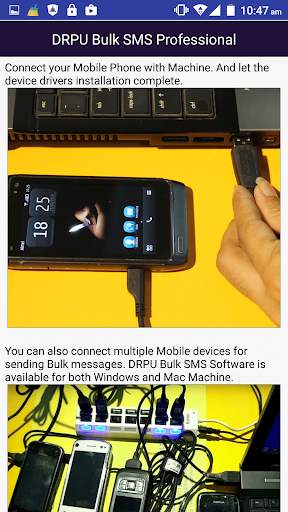 Bulk SMS Software Mobile help screenshot 5