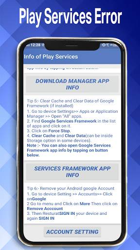 Play Services Info (Update) 2021 Fix (Errors) Help screenshot 5
