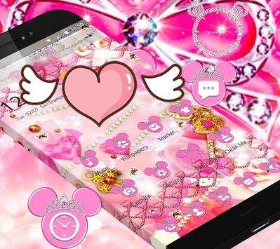Pink Minny Bowknot Theme screenshot 5