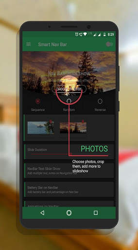 Smart navigation bar - navbar slideshow screenshot 7
