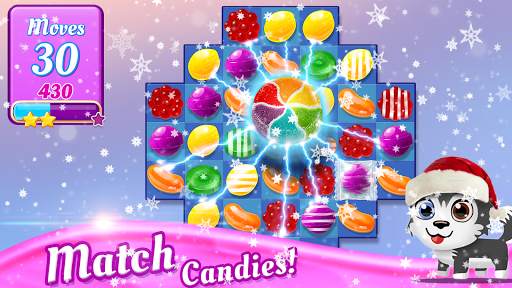 Candy Shop Match 3: Crush Swap 4 تصوير الشاشة
