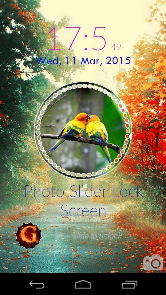 Photo Slide Lock Screen screenshot 10