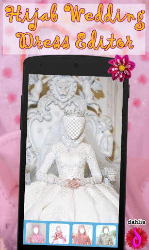 Hijab Wedding Dress Editor screenshot 2