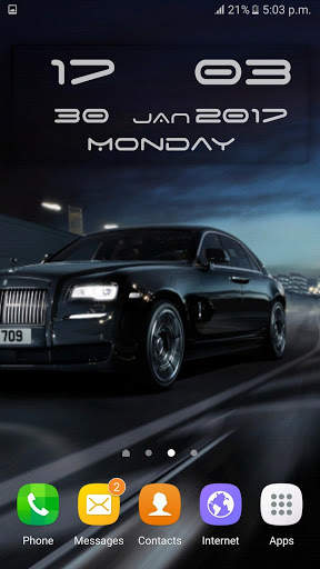 Cars Clock Wallpaper screenshot 3