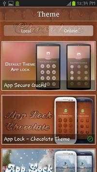 App Lock - Chocolate Theme screenshot 1