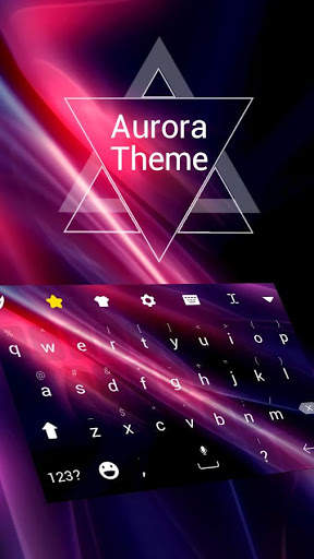 Aurora Keyboard Theme screenshot 3