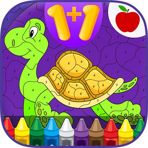 Kids Math Paint by Number Game 2
