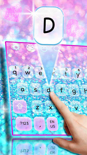 Glitter Keyboard Theme screenshot 2