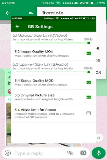 Watsap GB screenshot 1