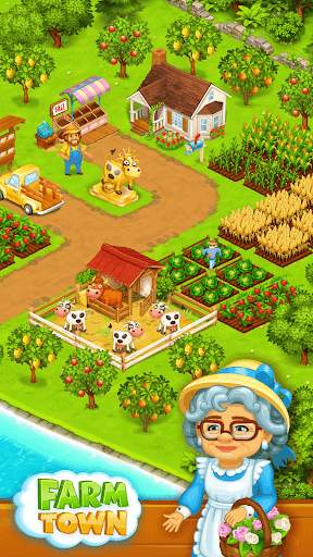 Farm Town: Happy farming Day & food farm game City screenshot 1