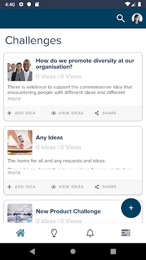 Wazoku Idea App screenshot 2