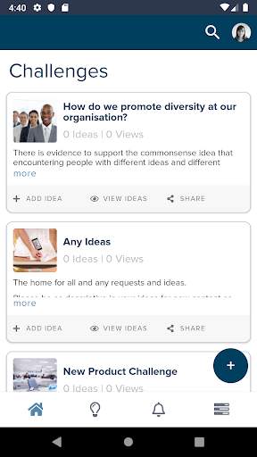Wazoku Idea App screenshot 2