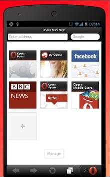 Fast Opera Mini 2017 tips screenshot 2