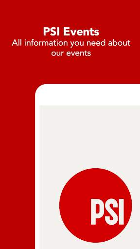 PSI Events App screenshot 1