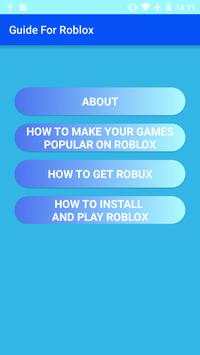 Guide and Tips for Roblox screenshot 1