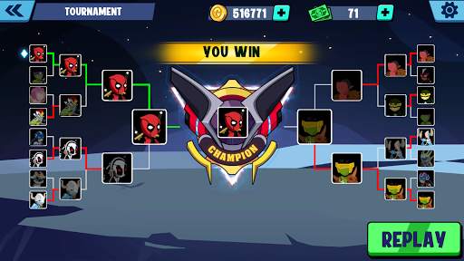 Stickman Superhero - Super Stick Heroes Fight screenshot 8